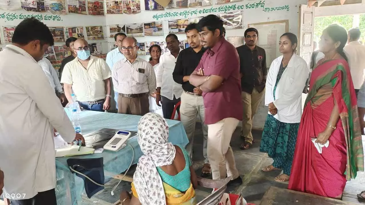 Mega health camp organized for tribals in Bhandrachalam