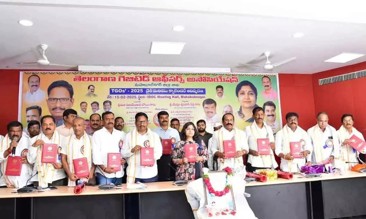 MLA Yennam Srinivas Reddy Releases TGO Diary, Urges Employee Unity