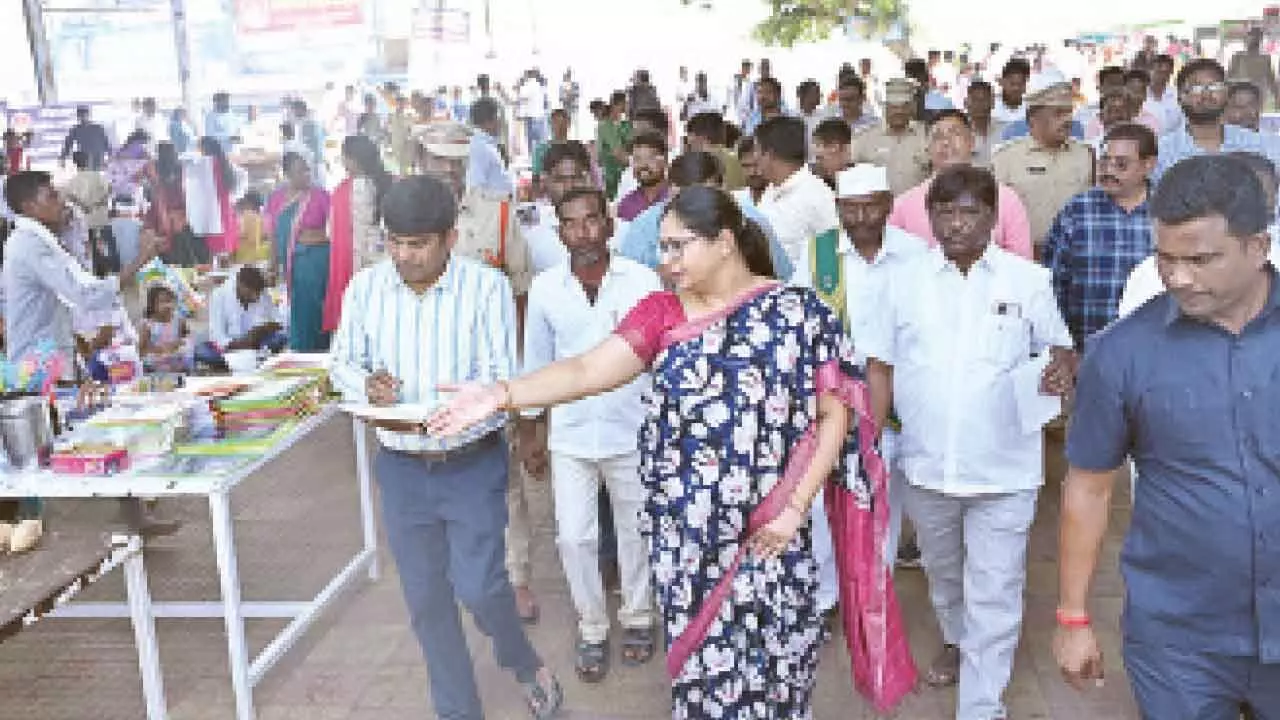 Nirmal Collector reviews preparations for Vasant Panchami celebrations