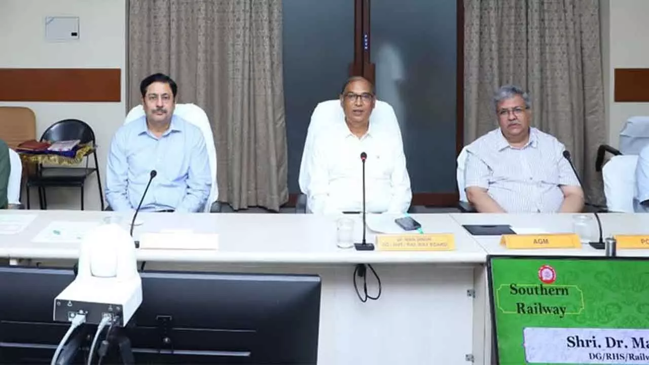 Railway Health Services Director General holds review meeting