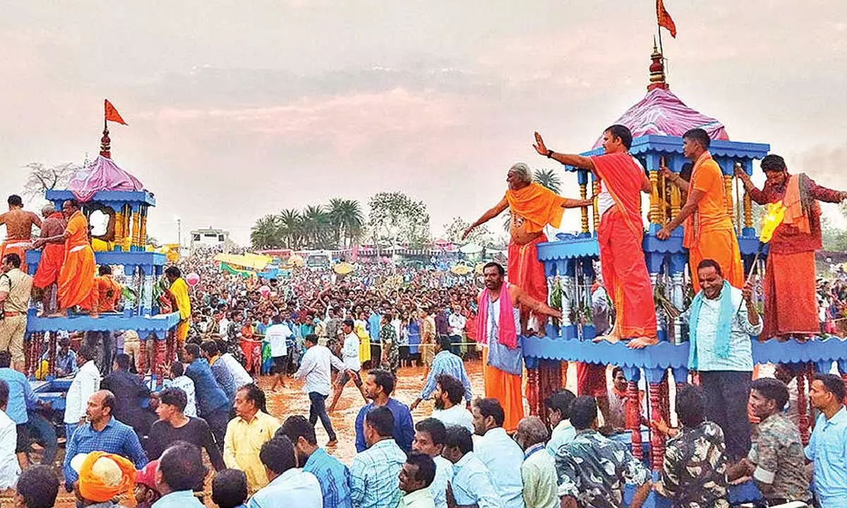 Rathotsavam festival celebrated at Gangapur temple