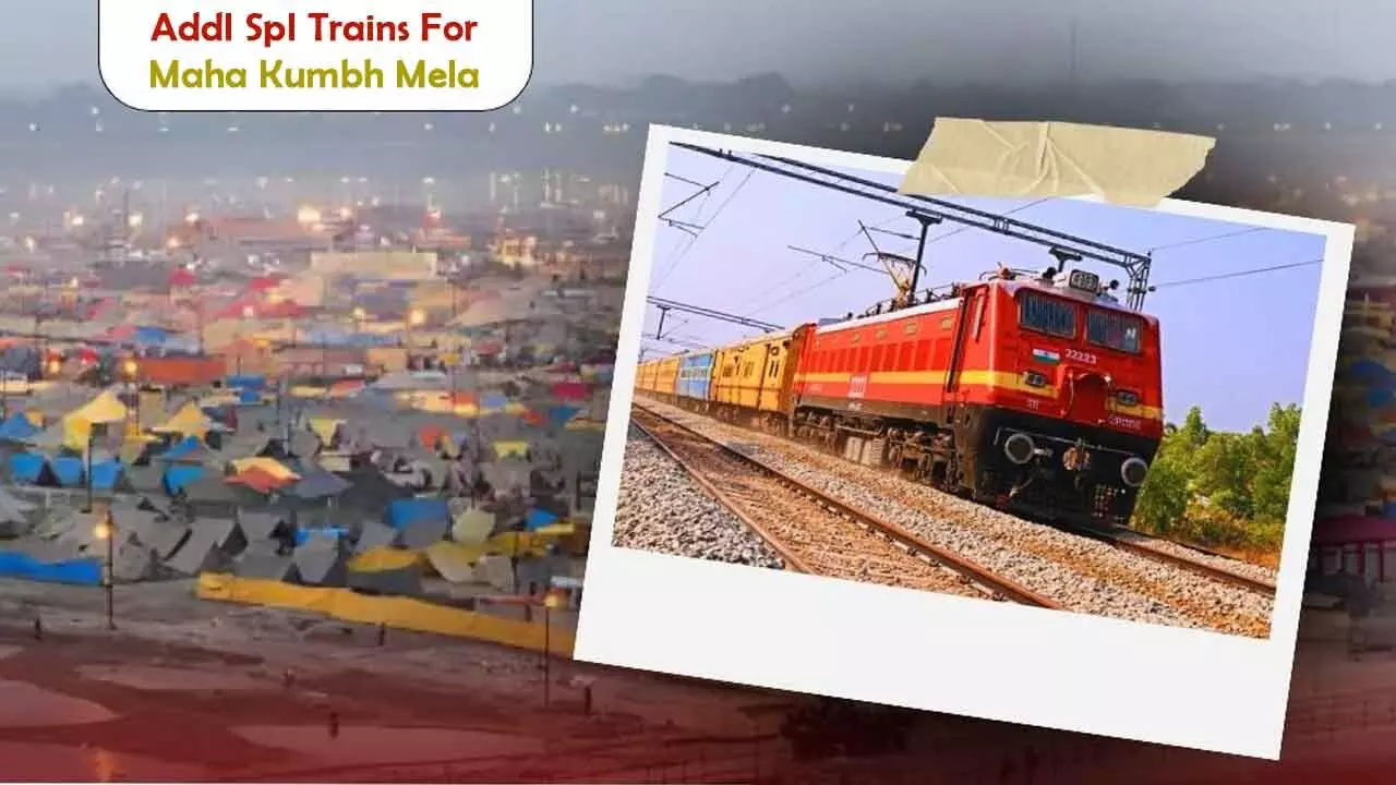 SCR to operate extra special trains for Maha Kumbh Mela