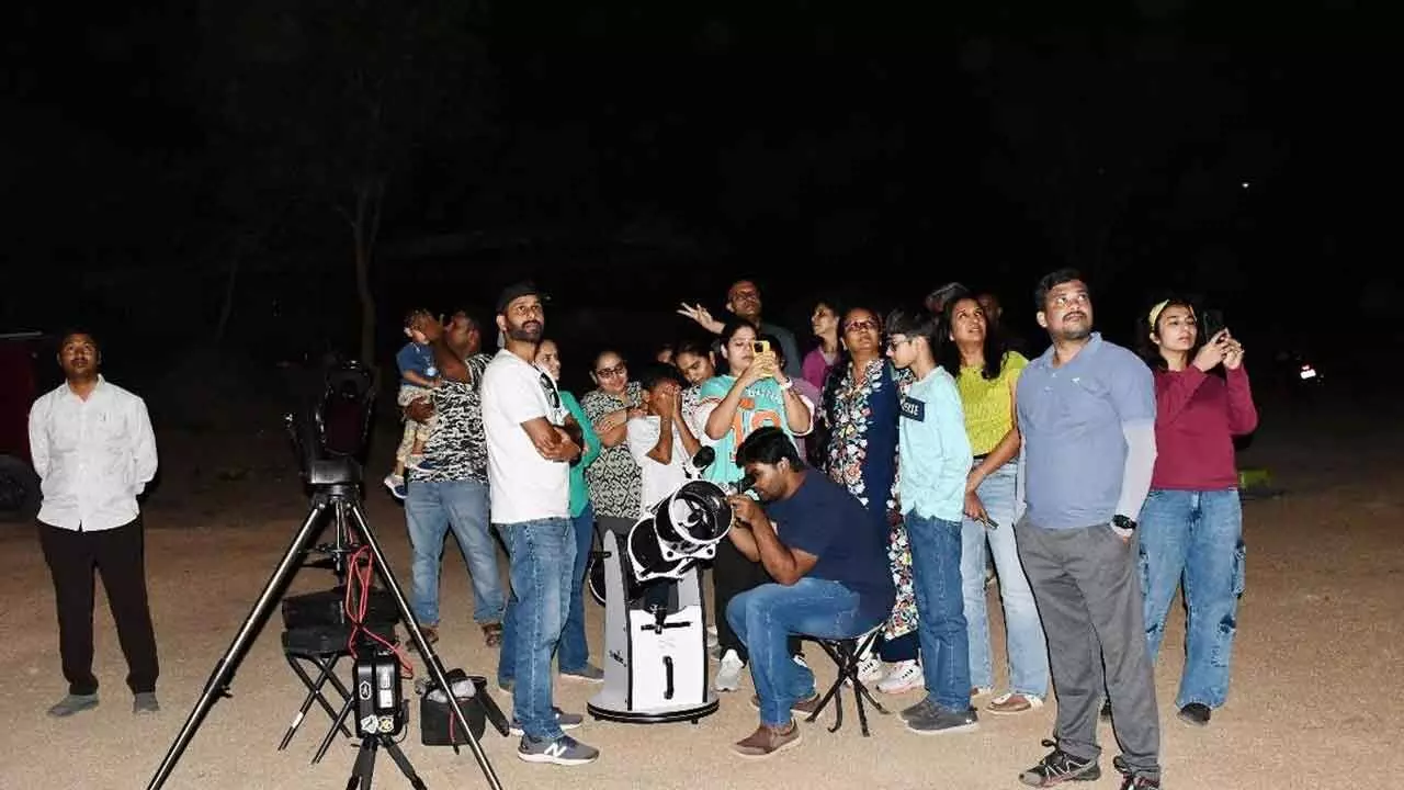 Stargazing Camp Organized at Chilkur Reserve Forest