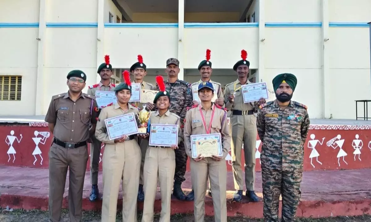 Telangana NCC cadet earns gold medal at EBSB camp