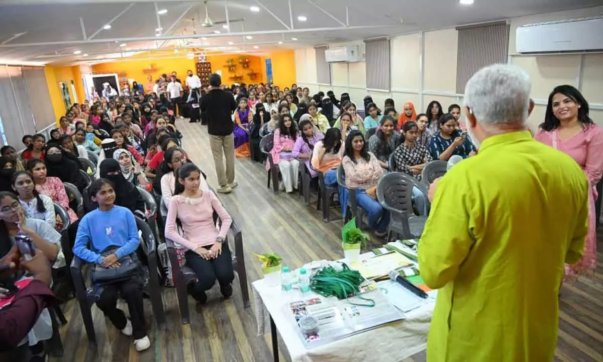 Touch A Life Foundation Hosts Education Camp for Underprivileged Girls at Oxford Grammar School, Himayatnagar.