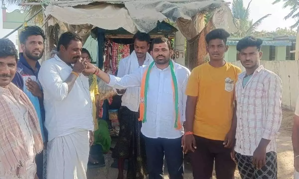 BJP Cadre Celebrate Anji Reddy’s MLC Win in Villages, Confident of Party’s Growth in Telangana