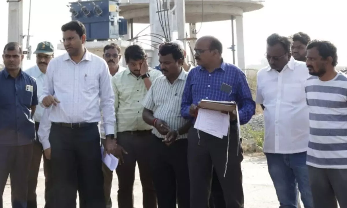 Collector Reviews Layouts in Gadwal, Urges Officials to Improve Infrastructure