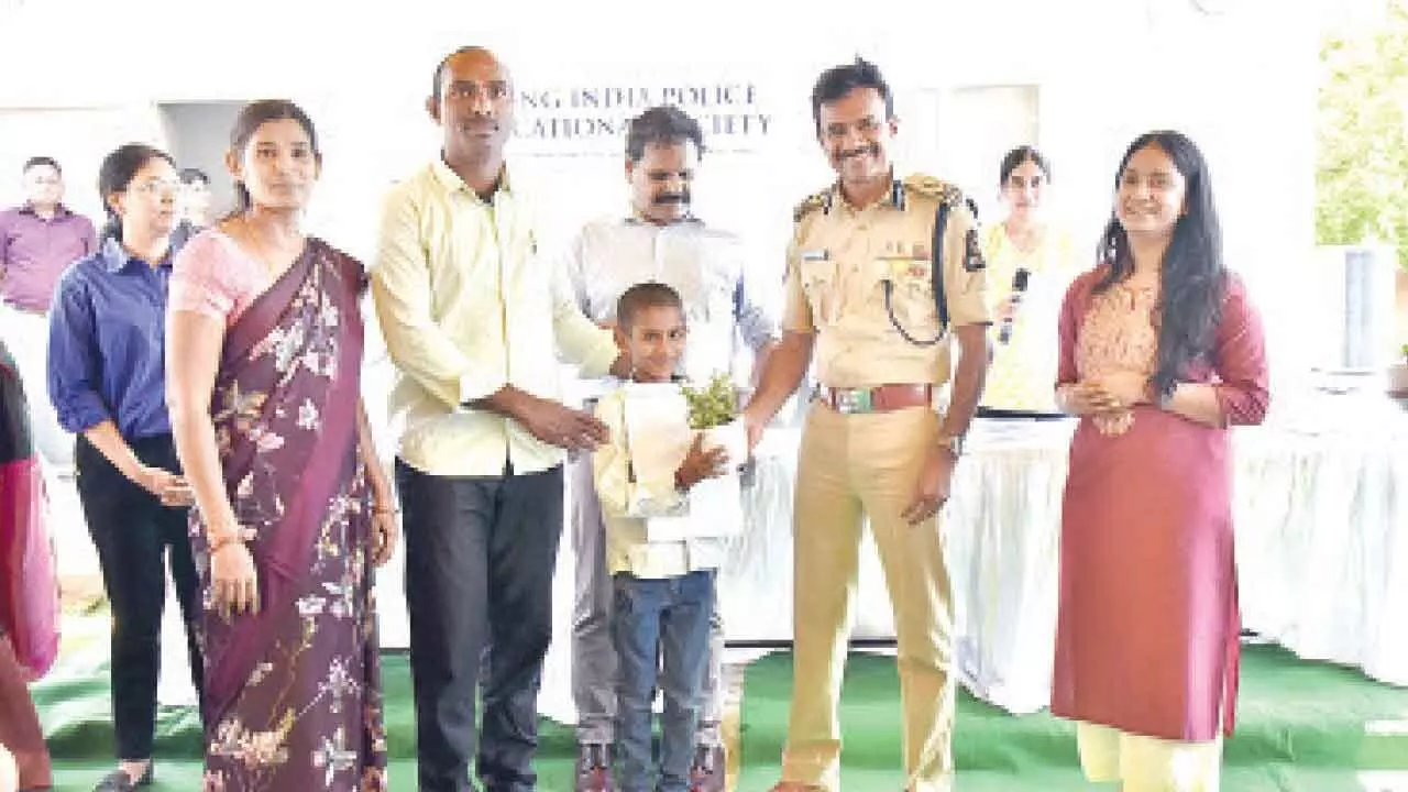 CV Anand oversees lottery for admissions at Young India Police School