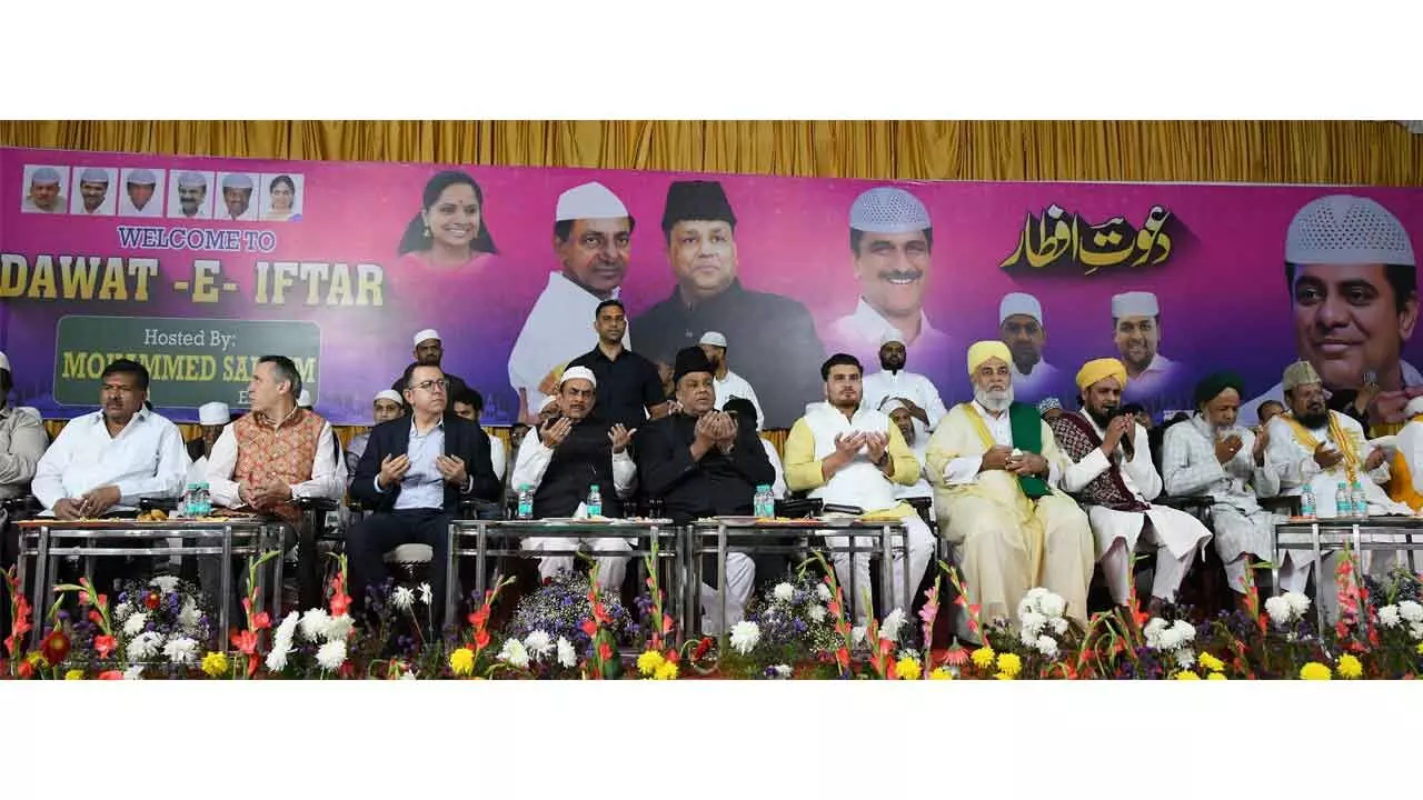 Dawat-e-Iftar organized at Exhibition Grounds