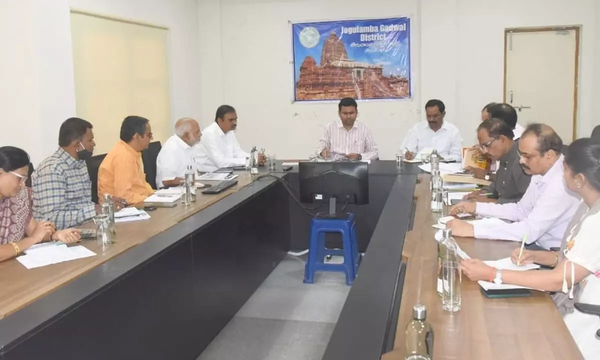 District Collector Orders Implementation of Development Plan for Jogulamba Bala Brahmeswara Swamy Temple in Alampur