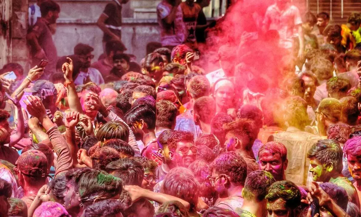 Hyderabad Celebrates Holi with Joy Under Tight Security