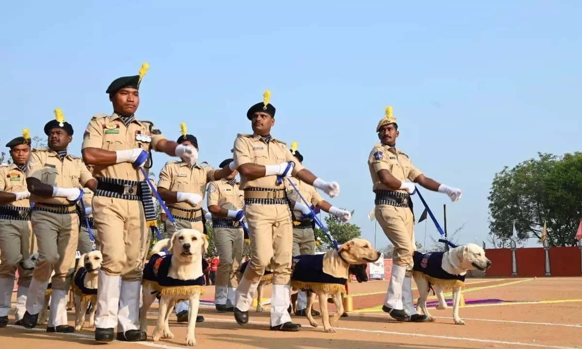 Intelligence DG attends passing out parade for trained canines