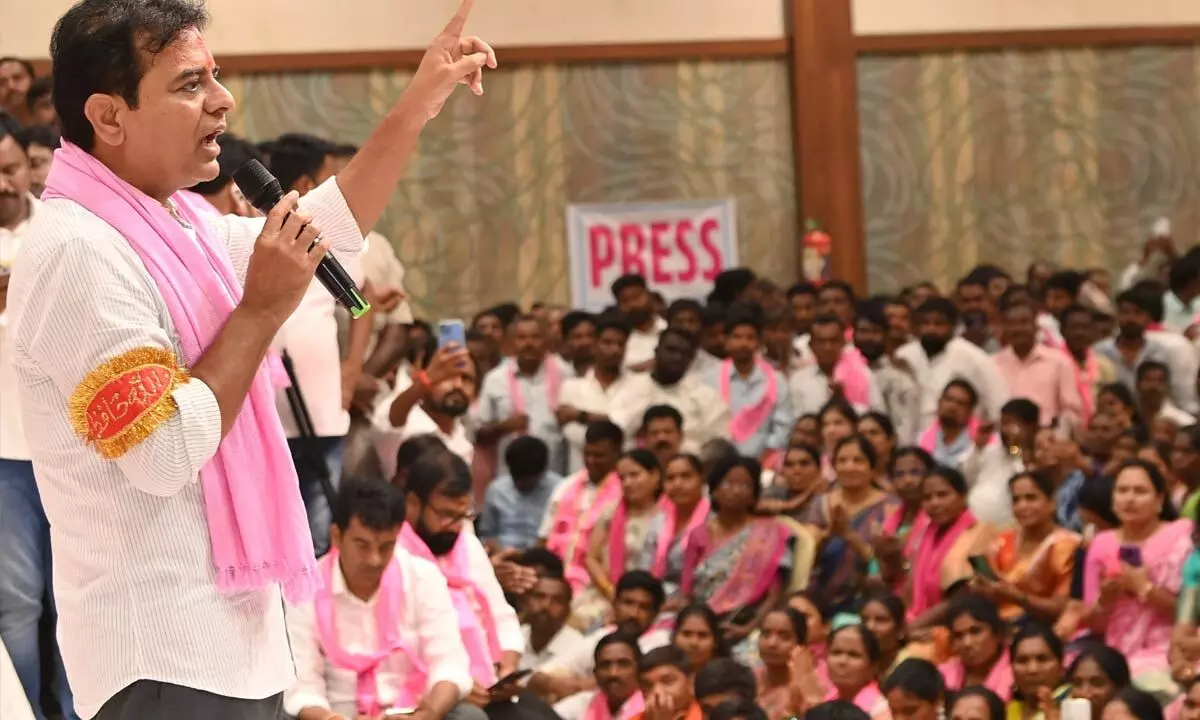 KTR alleges a thief is sitting in the CM's chair