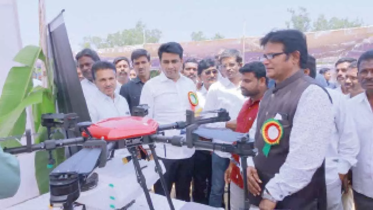 Modern farming technology showcased at Kisan Mela