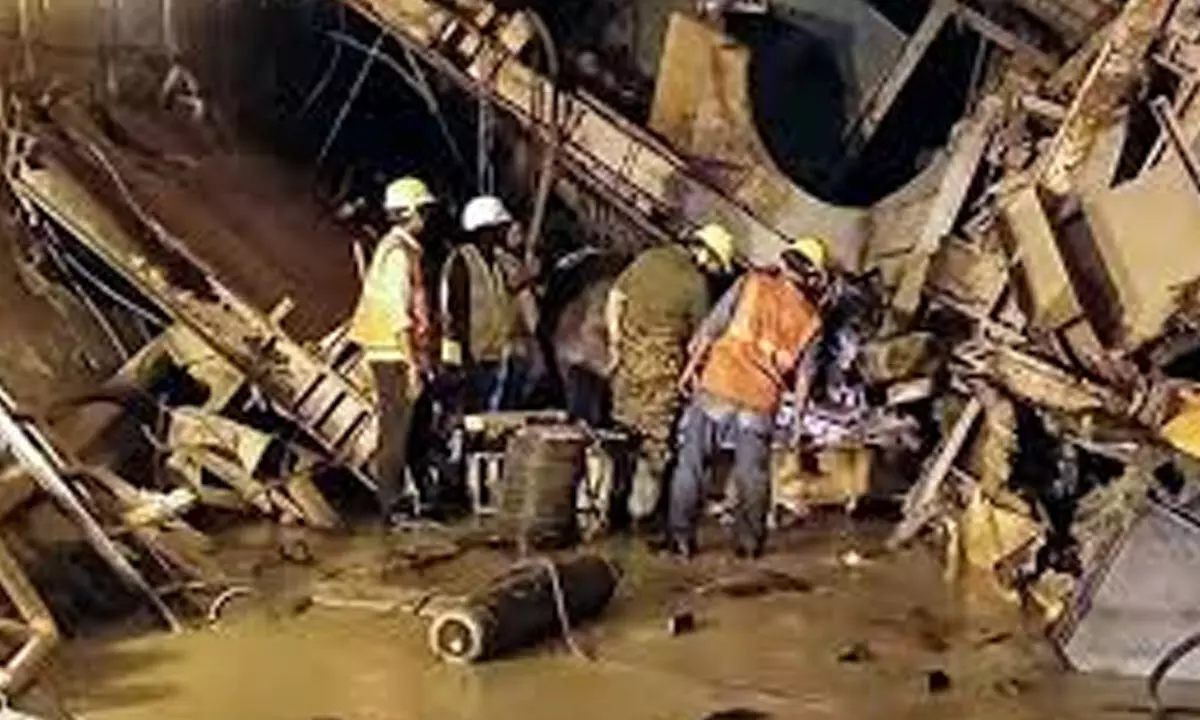 Rescue Efforts Ramp Up for Missing Workers in Srisailam Tunnel Collapse