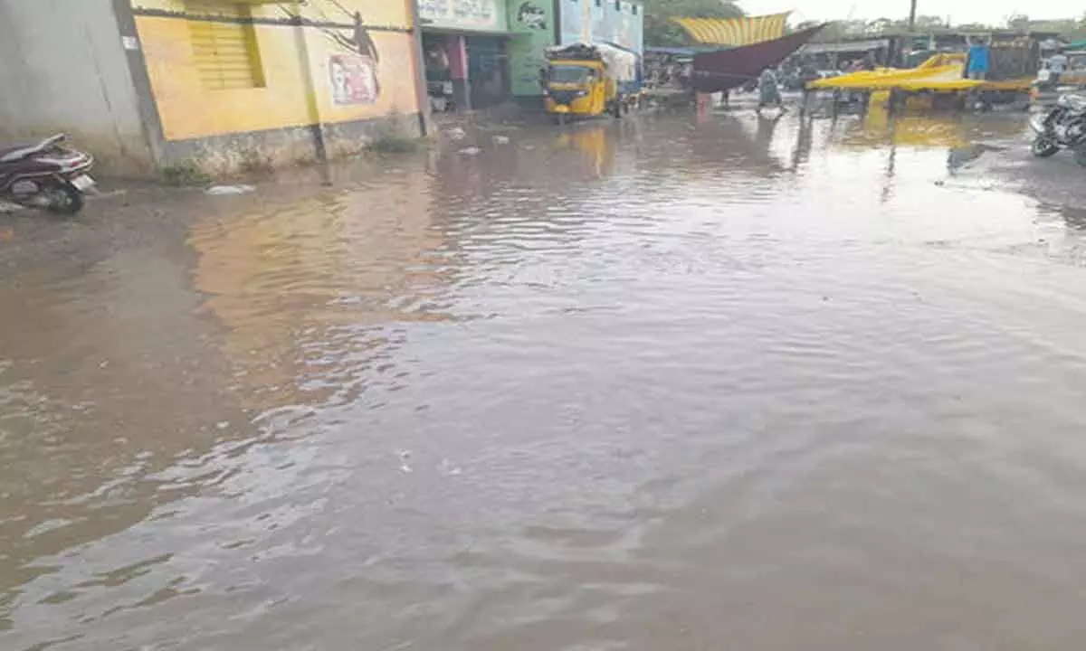 Storm brings destruction with hail and heavy rain