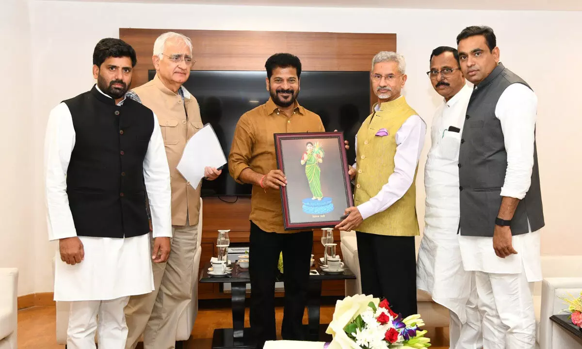 Telangana CM Revanth Reddy Requests Central Support for Global Events in Hyderabad