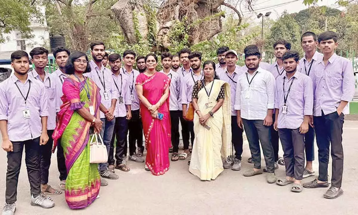 Tribal Welfare Degree College students tour Assembly