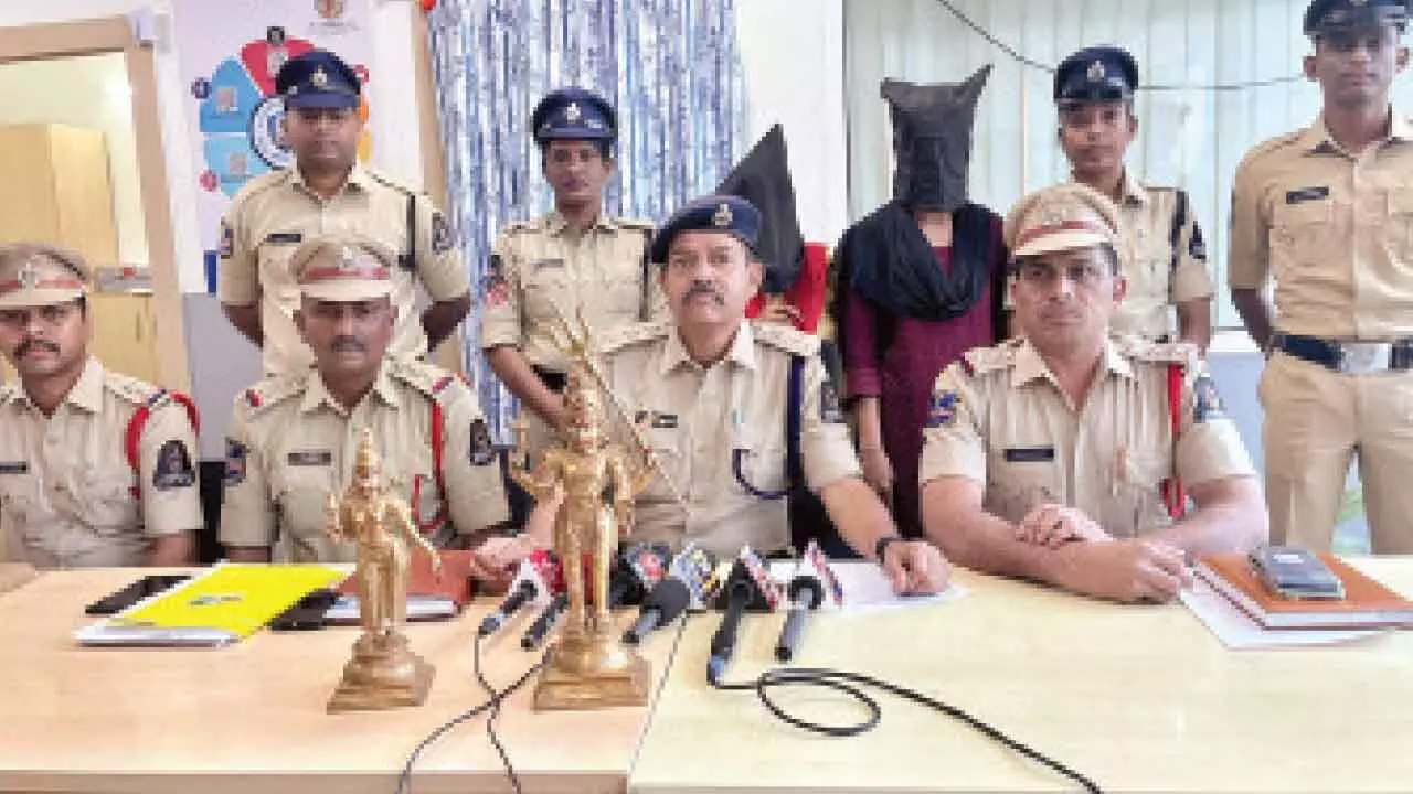 Two women arrested for stealing idols from Vinayaka Temple